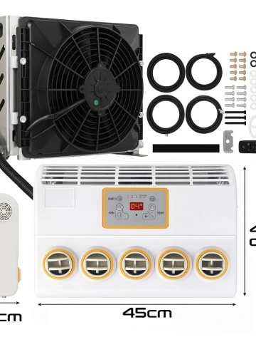 Unitate exterioară climă auto aluminiu 24v denisnetwork