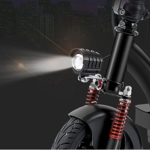 350W foldable electric scooter with seat and alarm - Img 2