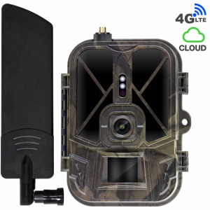 Cameră de vânătoare 36Mp cu SIM și TUYA (Transmite live pe telefon), Acumulator 8000Mah, ecran propriu - supraveghere proprietați, păduri, spații izolate - Img 1