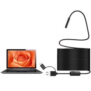 Cameră endoscopică impermeabilă cu lungime cablu 10m, 8mm - USB, MICROUSB, TIP-C - Img 3