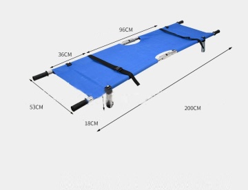 Diagramă cu dimensiunile tărgii albastre pliabile și suport pentru sticlă