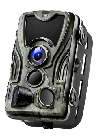 Hidden camera for hunting, wildlife, property surveillance, forests, isolated spaces, SD card, display