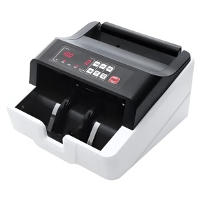 Mașină de numărat bancnote/bani și detecție falsuri, monitor client LCD, verificator de autenticitate UV/MG/MT/IR/DD, 1000 bancnote/min, 80W - DenisNetwork™ - Img 5