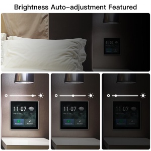 Panou de control cu touch Smart WiFi Sonoff , Tuya, ZigBee, 5 W, Ecran 3.95 Inch, Multitouch - Img 7