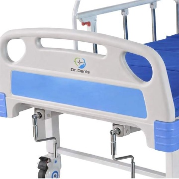 Pat spital rabatabil medical cu 4 sectiuni detaliu panou lateral si bara protectie - Dr.Denis™