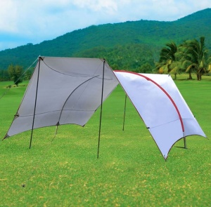 Pavilion umbrar pentru grădină/camping, 600 x 380, cort minunat conferă protecție optimă împotriva soarelui la petreceri, întâlniri, grătare - Img 1