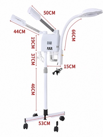 Professional 3-in-1 Facial Steamer – Hot/Cold Steam, Ozone and LED Magnifier - Img 2