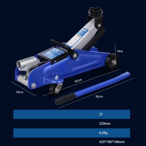 Professional crocodile type hydraulic jack, with PVC casing - 2 ton lift for vulcanization, car service - Breckner™ - Img 4