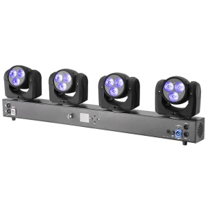 Bara de Lumini LED RGBW 4x10W Multicolor cu Display LCD, DMX si Control Muzical