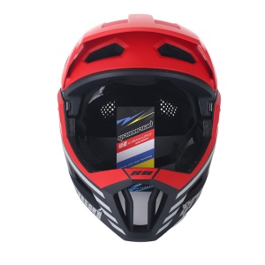 Set cască de bicicletă, MTB, Enduro Full Face - Img 5