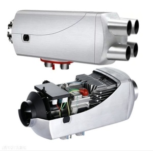 Sirocou / Încălzitor Diesel / Corp Aluminiu, 24 V, 2,5,8 kW (2 acumulatori), Ideal pentru case, spații, Bujie Kyocera, Premium - DenisNetwork™ - Img 1