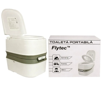 Ambalare colet cu toaletă portabilă 24L cu înălțimie de 42 cm Flytec