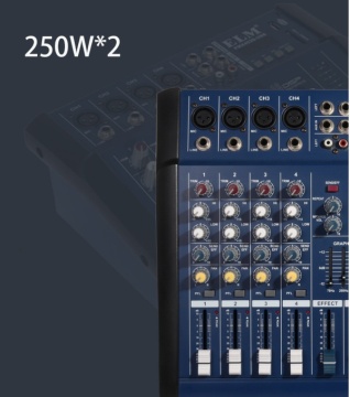 Mixer profesional cu 4 canale, 16 efecte și conectivitate Bluetooth