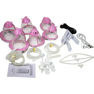 Aparat remodelare corporală cu micro-electricitate, vibro-masaj, aspirare, Photon, eliminare celulită, mărire sâni, fese