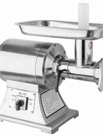Професионална месомелачка AL-12C, неръждаема стомана, 1100W, 220 кг/час, Horeca - DenisNetwork