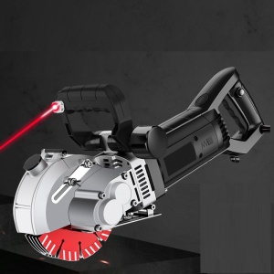 Mașină DITTOM de frezat caneluri cu 5 discuri diamantate 125 mm și ghidaj laser