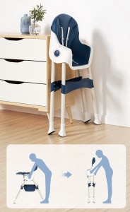 Scaun de masa bebe pliabil compact pentru depozitare usoara acasa - Dr.Denis™