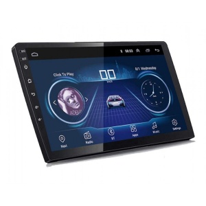 2Din Android 8.1 автомобилна мултимедия с навигация, GPS, Bluetooth, MirrorLink DSP, OBD2, 1GB RAM и 16GB ROM, 9 инча