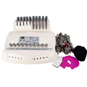 Aparat Cosmetic EMS, Aparat Electrostimulare, Centura EMS, Scădere în greutate, Îndepartarea grăsimii, Masaj, Tonifierea pielii, Îngrijirea/Tonifierea Sânilor, 24 Pads - Img 1
