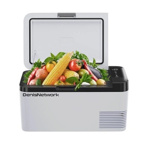 Frigider auto cu compresor cu congelare pentru rulotă, camion, dube 3,5t cu alimentare la brichetă 12-24V