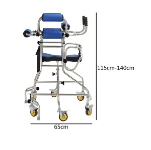 Dr.Denis recovery walking frame, 6 wheels, adjustable, foldable, 120 kg - Img 5