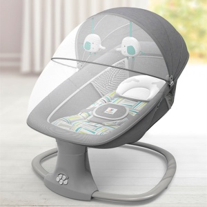 Leagăn bebelusi, Balansoar bebe 3 in 1 Mastela, Spătar reglabil, plasă de protectie, melodii, bară activități, usb, bluetooth, telecomandă
