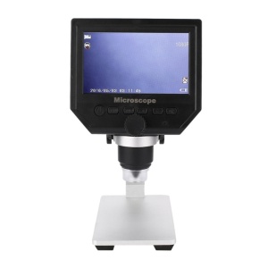 Microscop Digital FullHD cu mărire 1-600X cu ecran propriu și cameră 3.6 Mp 8 LED, reparații electroniști, bijutieri, analize medicale