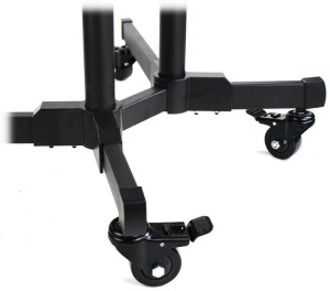 Stand/Stativ/Suport mobil 3 în 1 pentru TV de 32&quot;-65&quot; + Laptop + Cameră web, cu roți blocabile, utilizare la ședințe, prezentări, petreceri etc. - Img 5