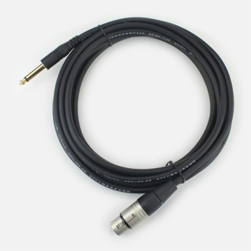 Cablu de microfon de 15 m cu mufe metalice profesionale