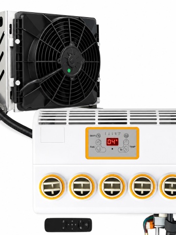 Стационарен автомобилен климатик 12V 14000 BTU - Климатик за ван, камион и каравана DenisNetwork™