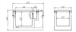 Frigider auto 25l, pentru dube, spații foarte mici cu funcție de răcire/congelare, 12/24V, 220V