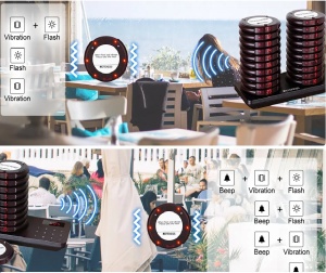 20-channel pager kit for restaurants, fast food, cafes, advanced wireless calling system - Img 8