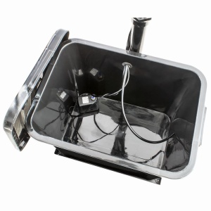 Ventilator industrial cu pulverizare apă pentru răcire terasă, grădină și spații horeca DenisNetwork