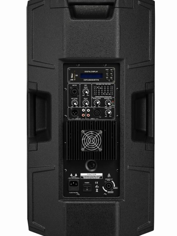 Sistem audio activ profesional pentru petreceri si spectacole, cu redare clara a vocii si a muzicii la volum ridicat.
