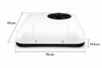Aer conditionat plafon auto cu telecomanda si functionare silentioasa pentru cabina camion - Dittom™