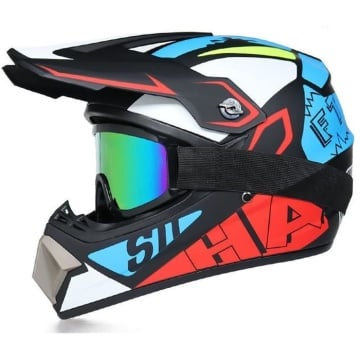 Cască Moto Cross și ATV Nitro X Full Face - Motocross, Enduro, Trotinetă Electrică, XS-XL - Flytec™