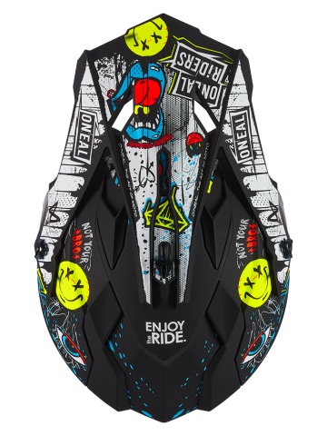 Cască O'Neal 2SRS RANCID Black/White – Protecție Profesională pentru Motocross, Enduro și Off-Road - Img 3