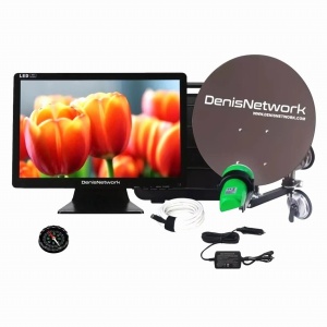 Complete truck TV set 40cm with suction cup truck antenna at 12/24v