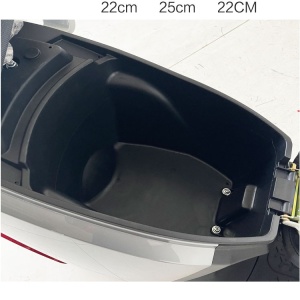 Electric scooter with pedals - MOPED 400W / 72V - 35A - speed, comfort and efficiency without a license, 100km battery autonomy - Img 12