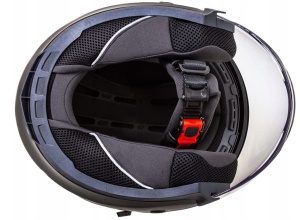 casca moto flip up confortabila cu interior captusit si protectie completa cap