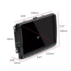 Navigation Volkswagen|Skoda|Seat with Android 11, CarPlay 2GB RAM 32 GB ROM, 9 Inch Screen, dedicated Golf 5, Golf 6, Jetta, Passat B6, CC, B7, Polo, Tiguan, Touran, Skoda, Seat - Img 3