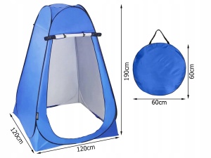 Cort portabil pentru duș cu deschidere automată / Cort Tip Cabina Dus pentru Camping, Plaja, Pescuit, Instalare Rapida, Husa Depozitare Inclusa, Pliabil