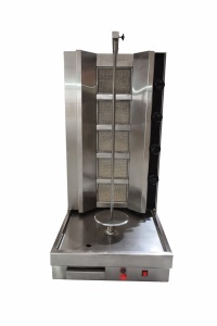 Rotisor gaz 5 arzatoare shaorma HoReCa inox