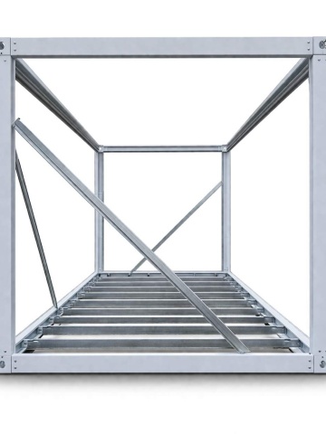 Structură metalică container 6x3 sau 4x3 metri pentru locuință modulară birou șantier DenisNetwork
