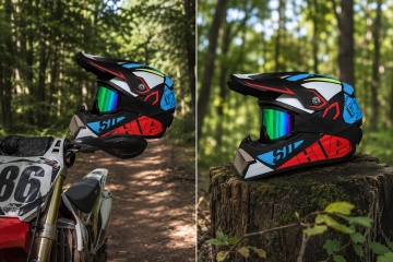 Set Cască Cross Nitro X full face pentru Motociclete, Dirt Bike, MX/Enduro, Atv, Mărime M, L, XL, Trotinetă Electrică - Flytec™ - Img 6