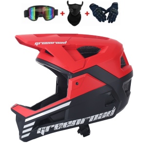 Set cască de bicicletă, MTB, Enduro Full Face - Img 1