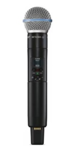 Shure ULXD4/BETA58A Професионален безжичен микрофон, автоматичен избор на честота, аудио система, LCD екран, караоке - Img 2