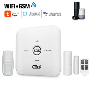 Sistem de alarmă wireless GSM, control aplicație TUYA și SMS, alertă telefon și SMS - Img 3
