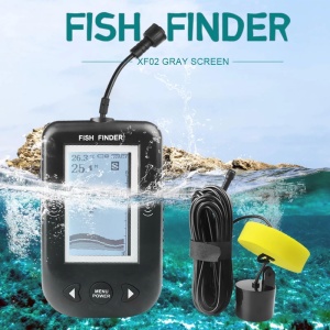 Sonar Erchang Fish Finder xf-02c pentru pescărie portabil cu ecran LCD, pentru localizarea peștilor, determinării adâncimii apei la mare, lac, râu sau baltă - Img 2
