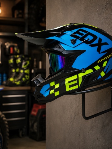 Vortex Premium Cross Helmet Set with Gloves, Goggles, Balaclava and Helmet Mount for Motorcycles, Enduro, ATV and Dirt Bike - Flytec™ - Img 5